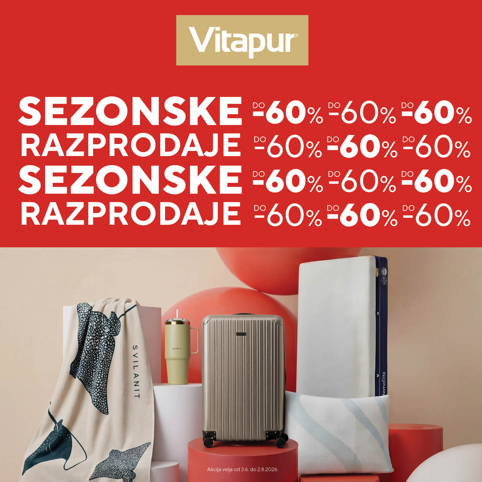 Seznonske razprodaje v Vitapurju